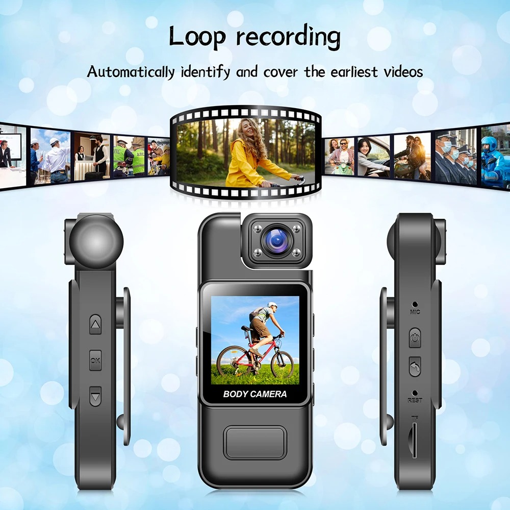 Ultra HD 4K WiFi Mini Camera Portable Digital Video Recorder Police BodyCam Infrared Night Vision Sports Action DV Riding Camcorder