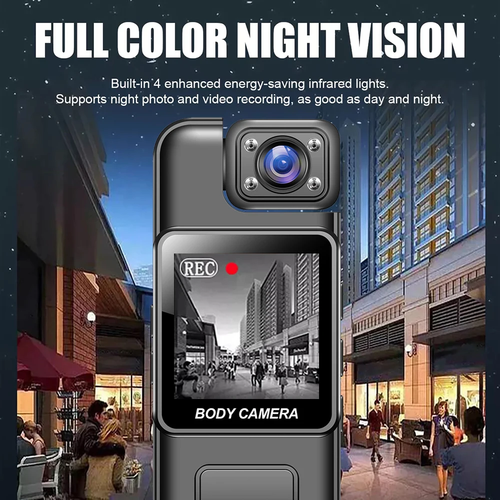 Ultra HD 4K WiFi Mini Camera Portable Digital Video Recorder Police BodyCam Infrared Night Vision Sports Action DV Riding Camcorder