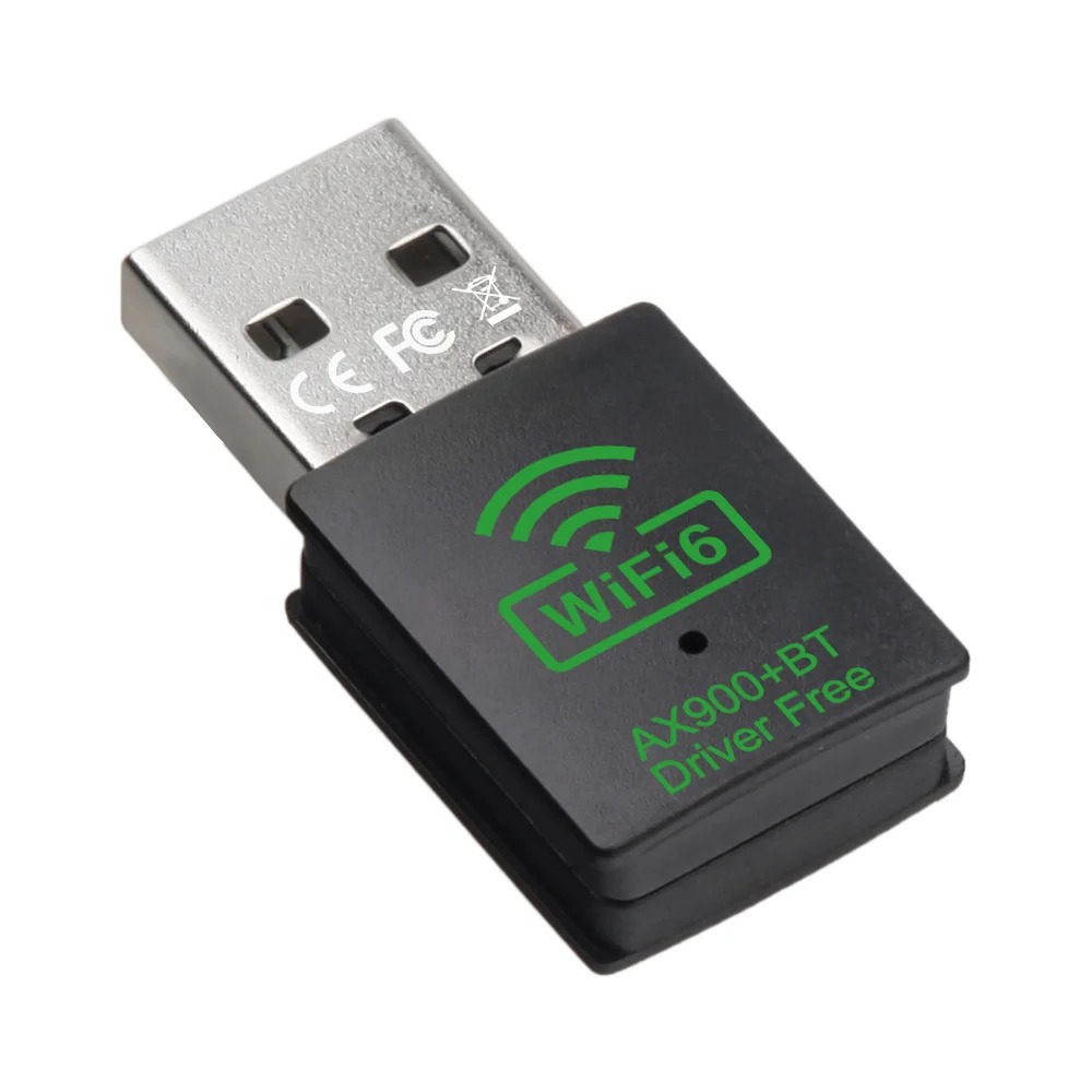 WiFi 6 900Mbps Bluetooth 5.4 USB WiFi Adapter Network  2in1 Dongle Dual Band 2.4G/5GHz USB WiFi 6 300Mbps Network Card Wireless Wlan Receiver Driver Free
