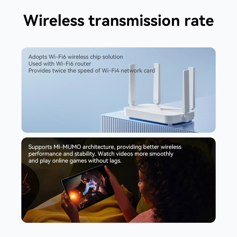 WiFi 6 900Mbps Bluetooth 5.4 USB WiFi Adapter Network  2in1 Dongle Dual Band 2.4G/5GHz USB WiFi 6 300Mbps Network Card Wireless Wlan Receiver Driver Free