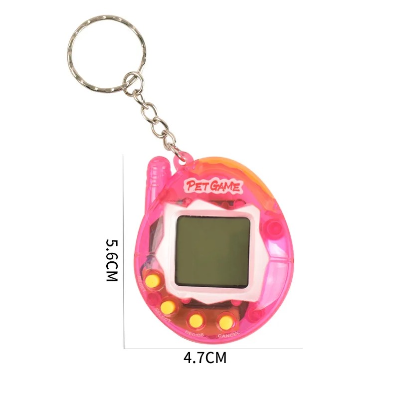 1PC Transparent Electronic Pets Toys Tamagotchi Nostalgic 168 Pets In One Virtual Cyber Digital Nostalgic Funny Toys Pixel Funny Play