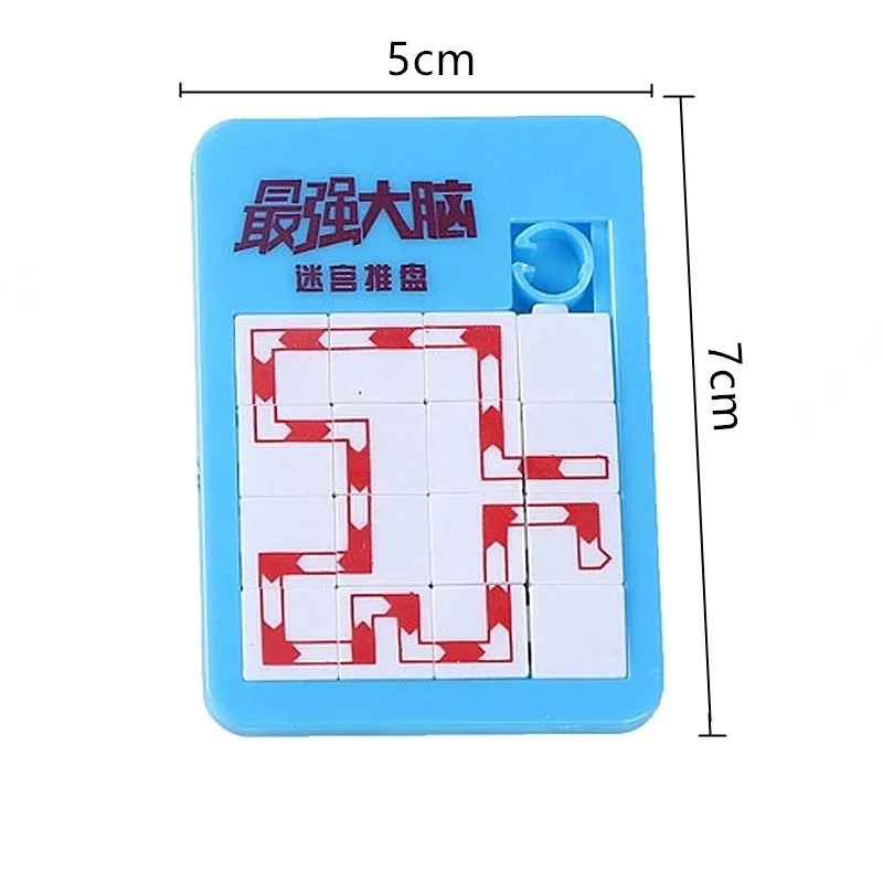 6PCS Animal Number Plastic Slide Games Puzzles - Logic Early Education Children's Puzzles Toy School Kindergarten Gift Jigsaw Puzzles