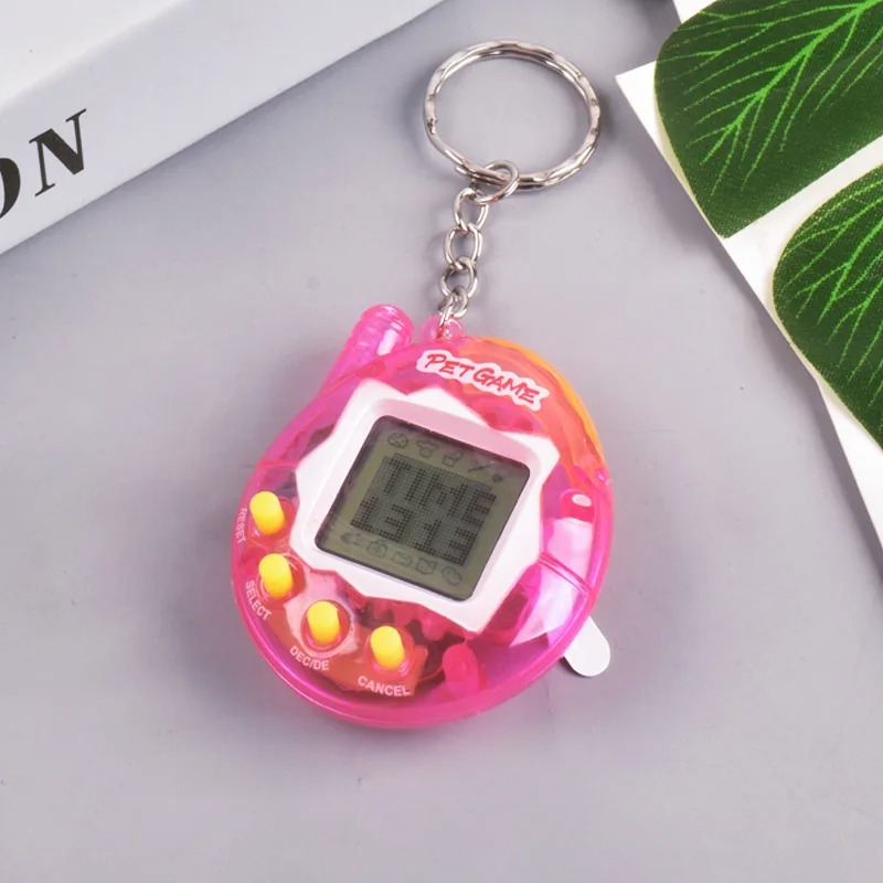 1PC Transparent Electronic Pets Toys Tamagotchi Nostalgic 168 Pets In One Virtual Cyber Digital Nostalgic Funny Toys Pixel Funny Play