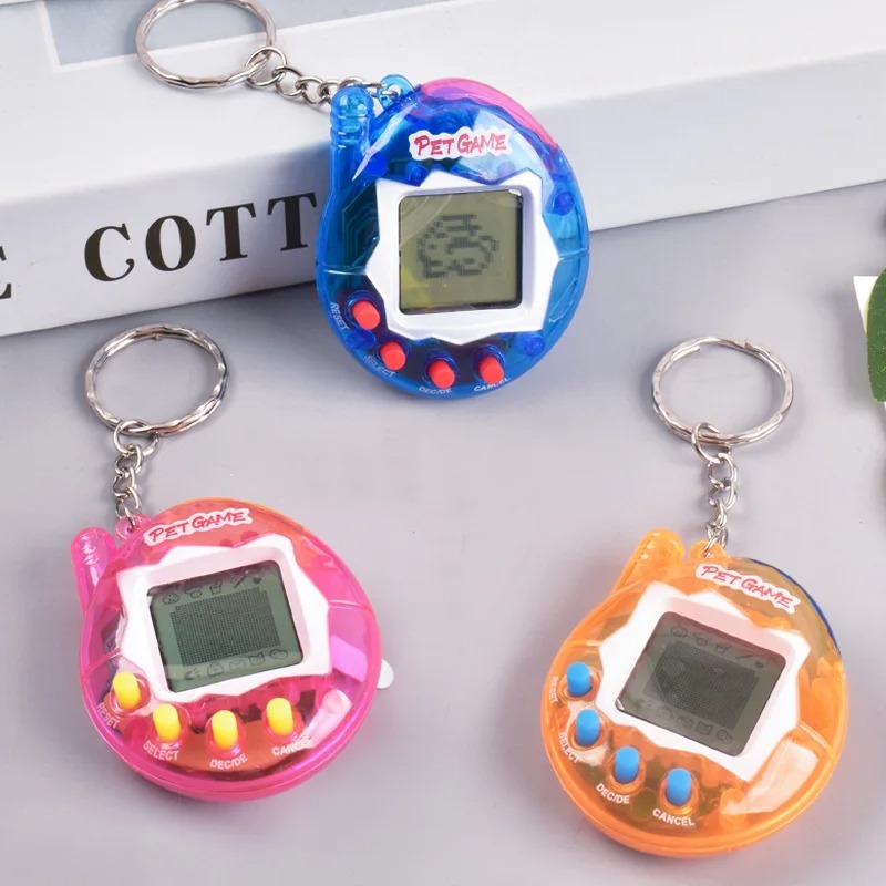 1PC Transparent Electronic Pets Toys Tamagotchi Nostalgic 168 Pets In One Virtual Cyber Digital Nostalgic Funny Toys Pixel Funny Play