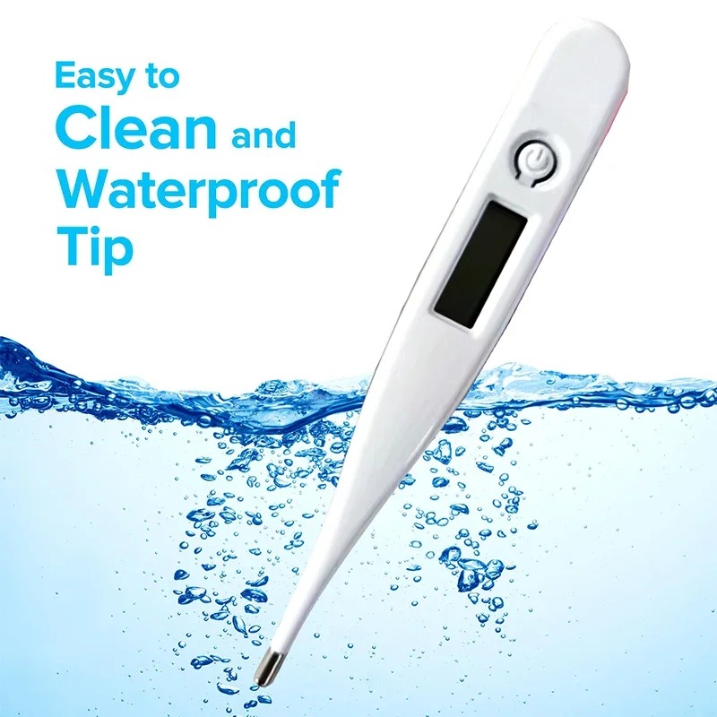 Digital LCD Electronic Thermometer Oral Armpit Temperature Measurement Fast Accurate Household Thermometers For Adults Children