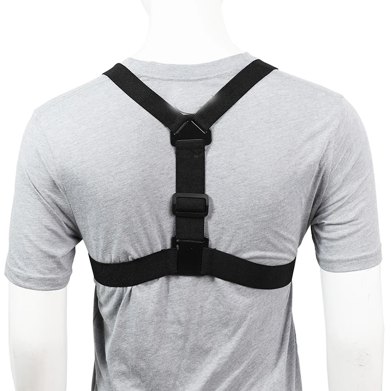 Outdoor Chest Harness Mount Adjustable Chest Strap Belt for GoPro Hero 13 12 11 10 9 8 7 AKASO SJCAM DJI OSMO Action Camera