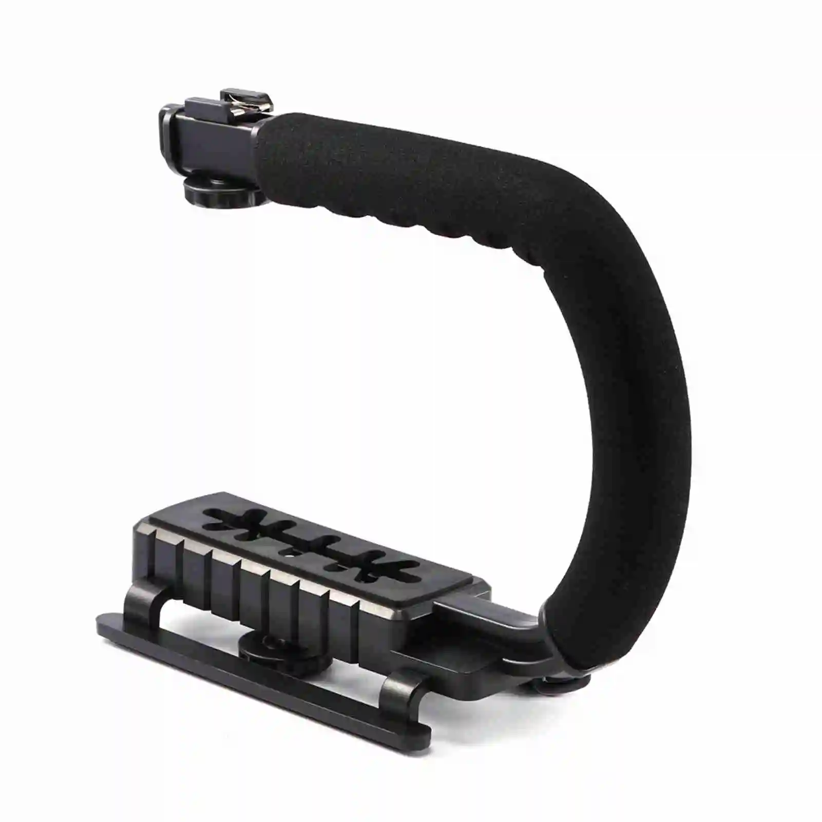 Outdoor Camera Stabilizer Hand Grip for Stable Footage Ideal for Travel Vloggers Low Angle Shots Selfie Video Recording Dslr