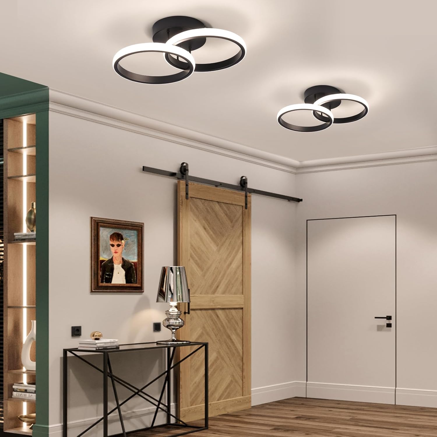 Led Double Light Fixture Best price for Modern LED Ceiling Light, 20W double circle Design ...