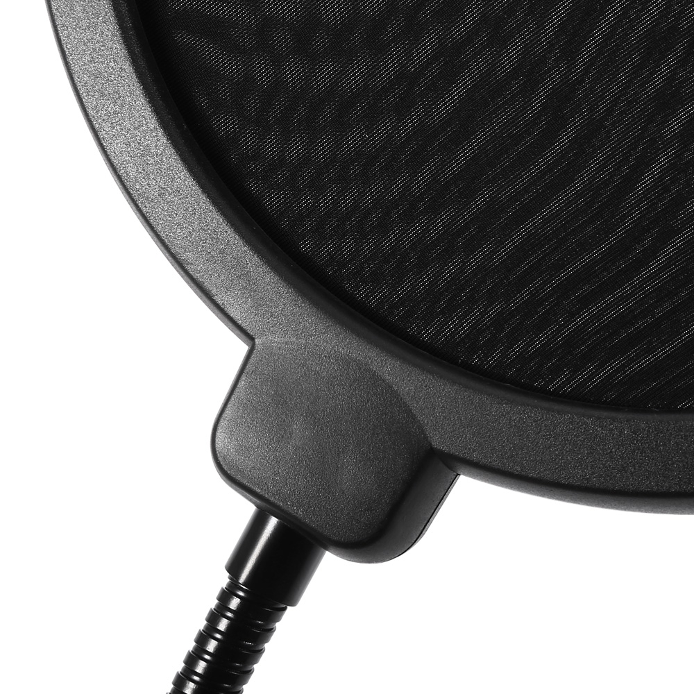 Pop Double Layer Clamp On Microphone Mic 6-Inch For Condenser Microphone