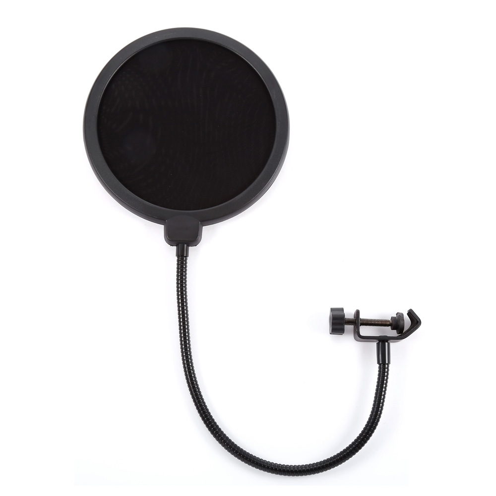 Pop Double Layer Clamp On Microphone Mic 6-Inch For Condenser Microphone