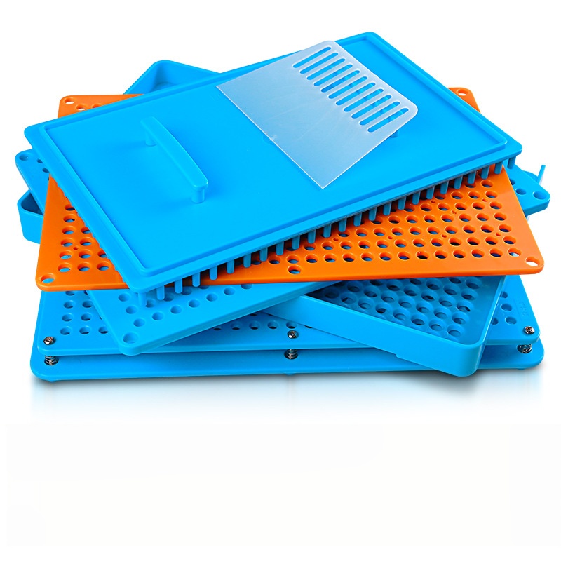 00 0 1 No. 400-hole blue capsule filling plate, capsule filler, powder filling tool for capsule shells