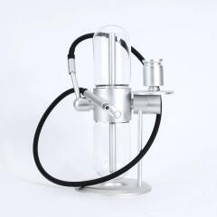 Diamond Gravity Water Hook Set, 360 Degree Rotating Glass Bowl, Water Pipe Complete Set