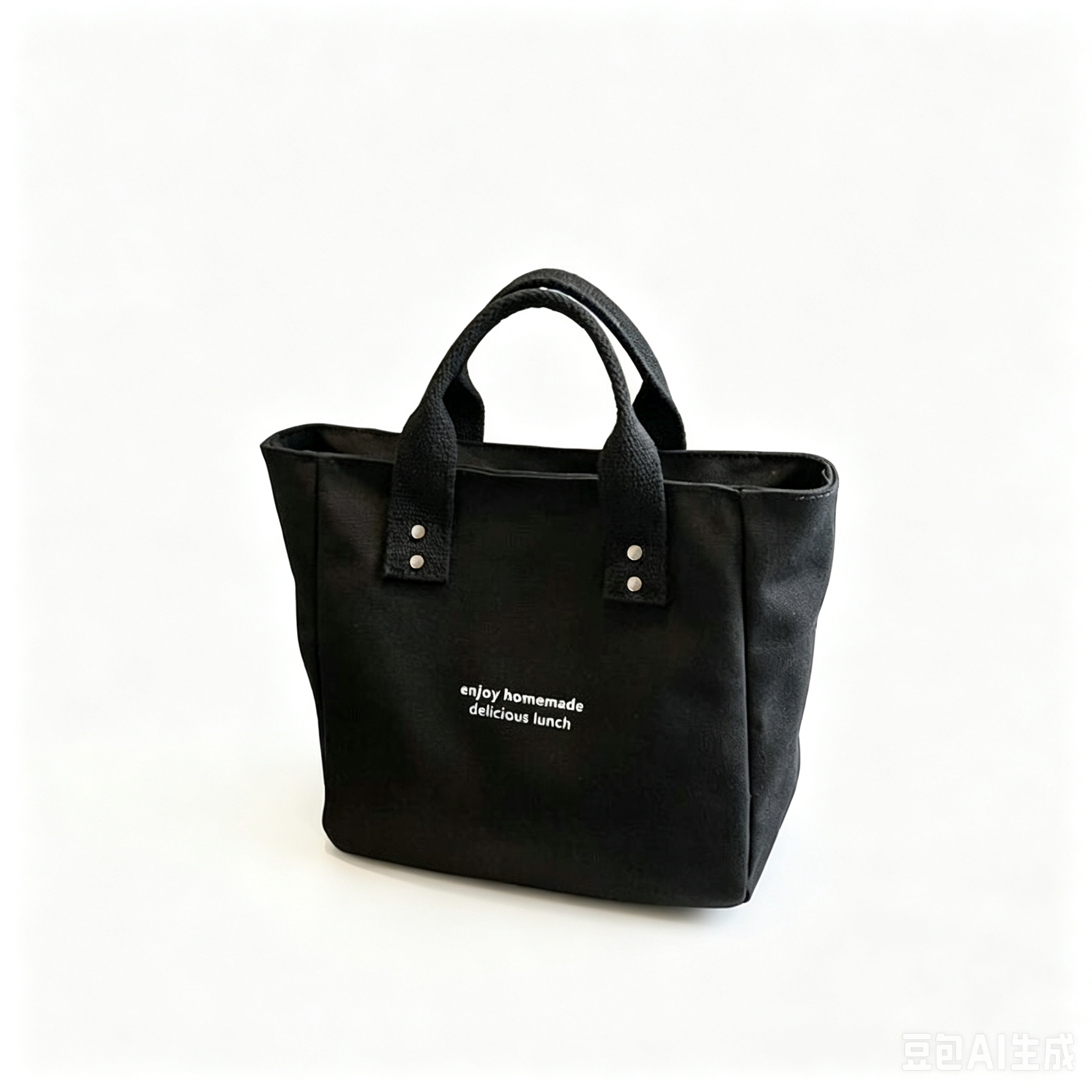 Minimalist canvas tote bag, new style fashion handbag, portable lunch bag for office workers & moms