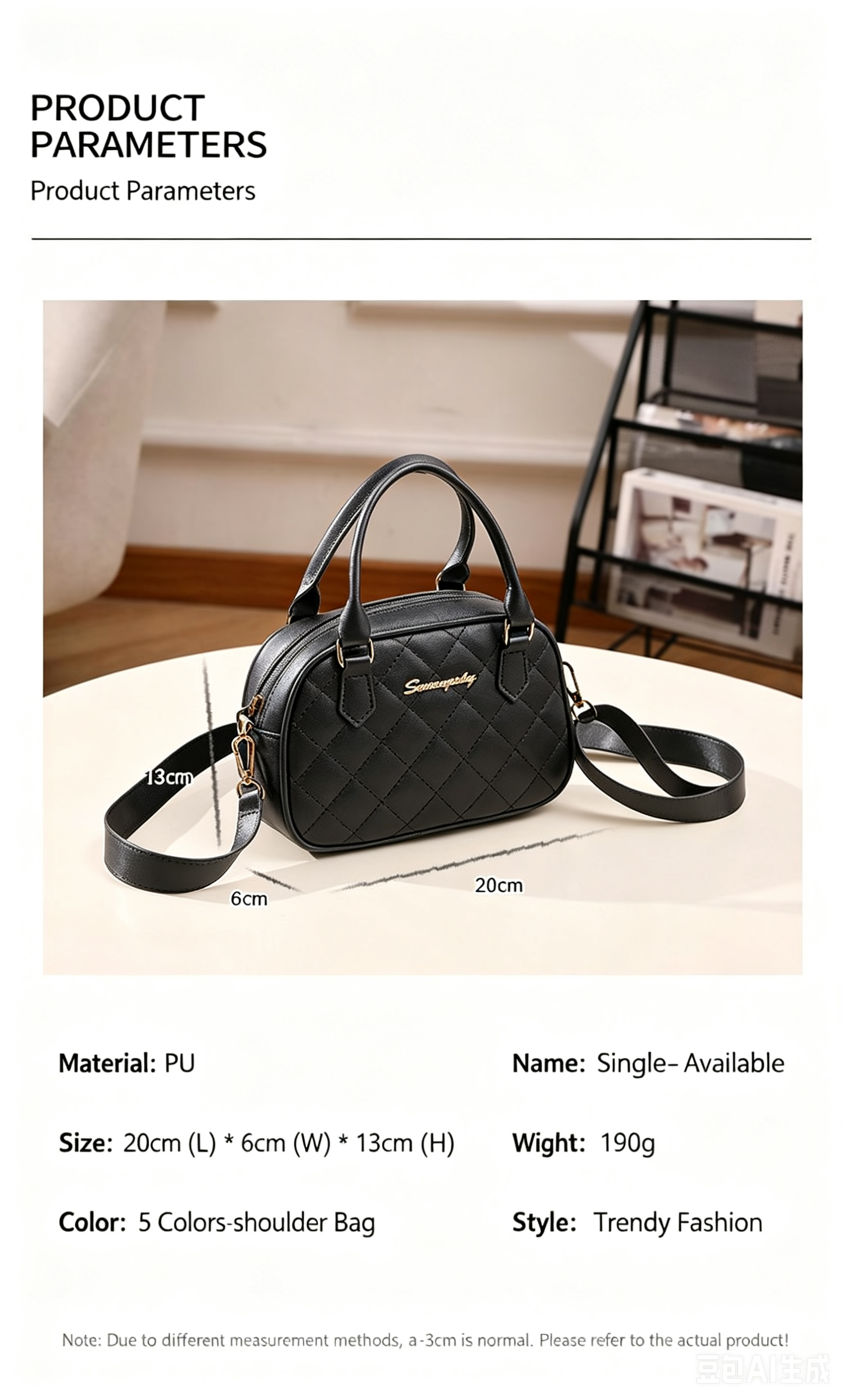 2025 Spring Fashion Women Shell Bag Simple Handbag Casual Shoulder Crossbody Bag