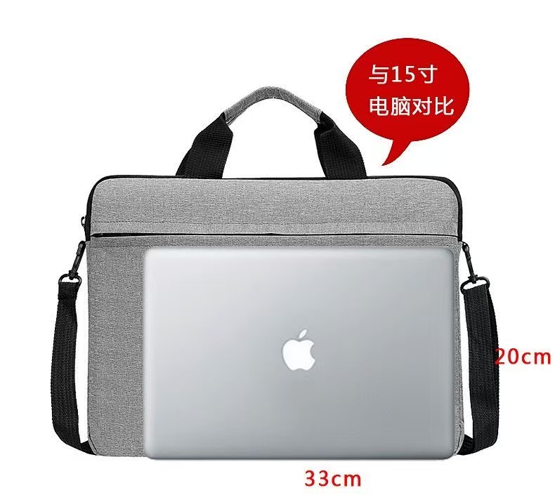 Simple Ultra Light Business Handheld Laptop Bag Large Capacity 14-15 Inch Notebook Liner Bag Durable Briefcase For Men Women Office Daily Use