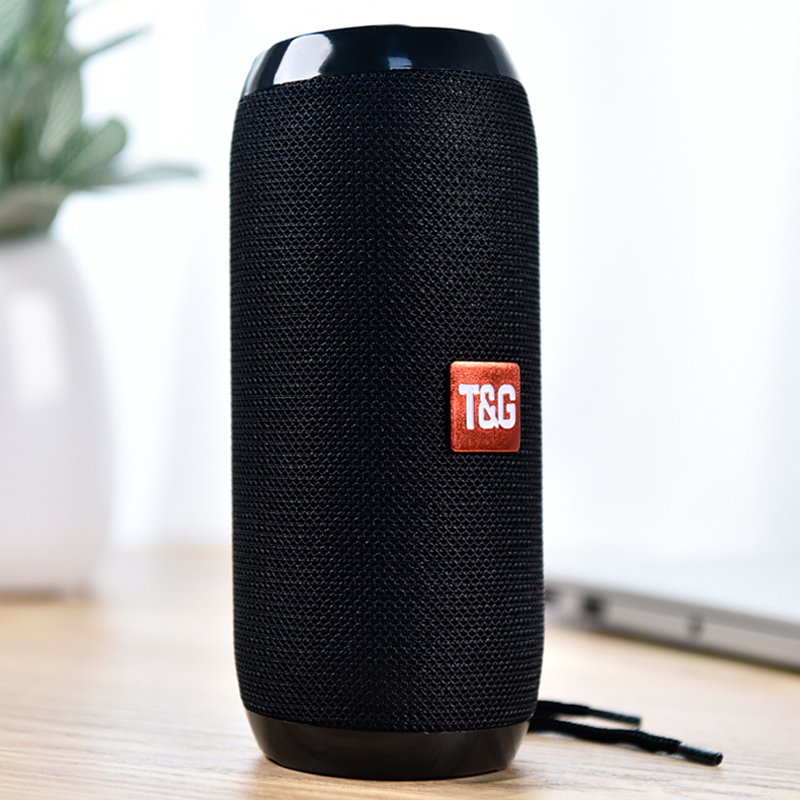 Bluetooth Outdoor Speaker Waterproof Portable Wireless Column Loudspeaker Support TF Card FM Radio