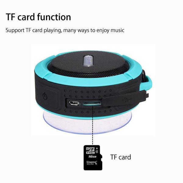 Outdoor Portable Bluetooth Speaker Waterproof Wireless Mini Hand Speaker Travel Sport Sound Box