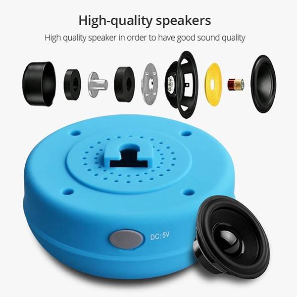 Waterproof Wireless Bluetooth Speaker Bathroom Mini Fashionable Musical Instruments