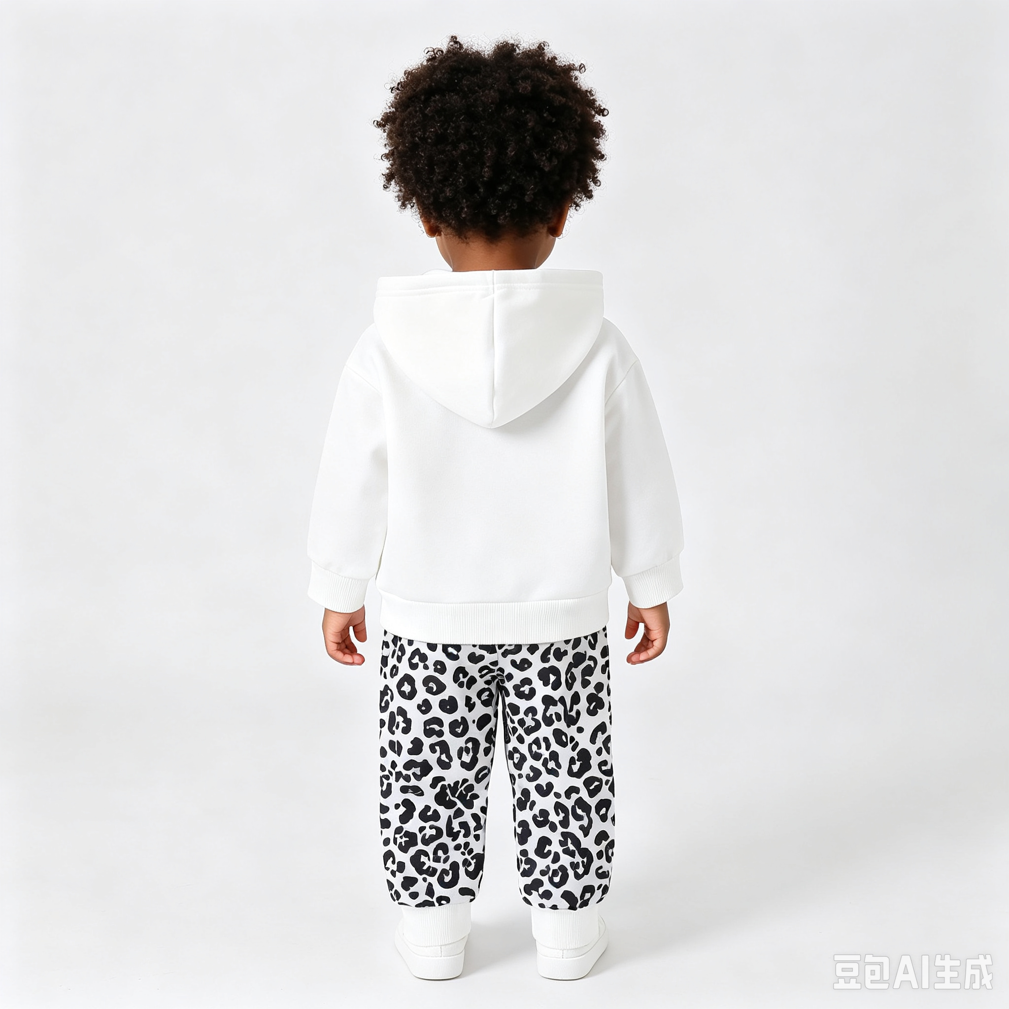 Sarah Toddler Baby Girl 2 Piece Sweatsuit, Leopard Cat Heart Sunglasses Print Hoodie and Leopard Jogger Pants Casual Outfit Set