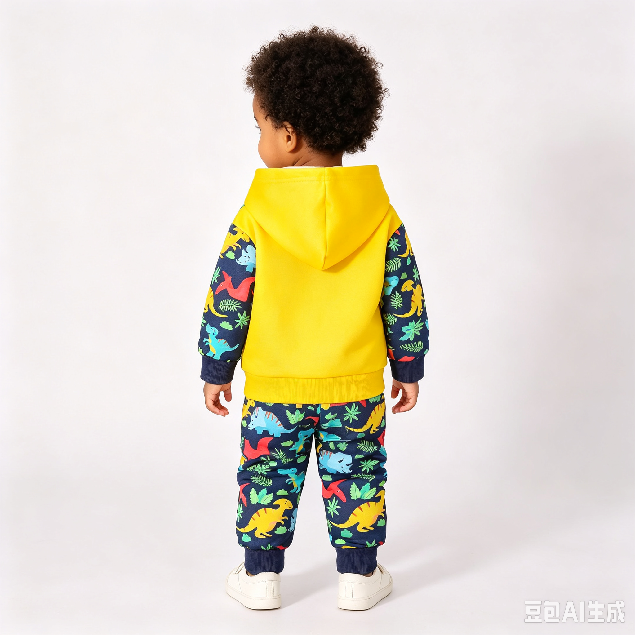 Toddler Baby Boy 2 Piece Outfit Set, Cartoon Race Car Dinosaur Bear Monster Truck Print Hoodie Sweatshirt + Elastic Sweatpants, Kids Boys Fall Casual Clothing Sets