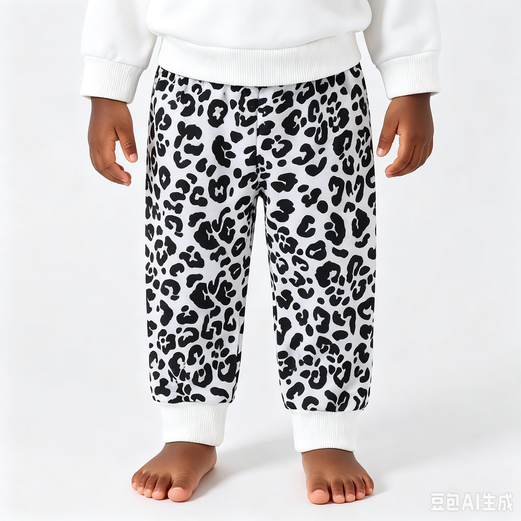 Sarah Toddler Baby Girl 2 Piece Sweatsuit, Leopard Cat Heart Sunglasses Print Hoodie and Leopard Jogger Pants Casual Outfit Set
