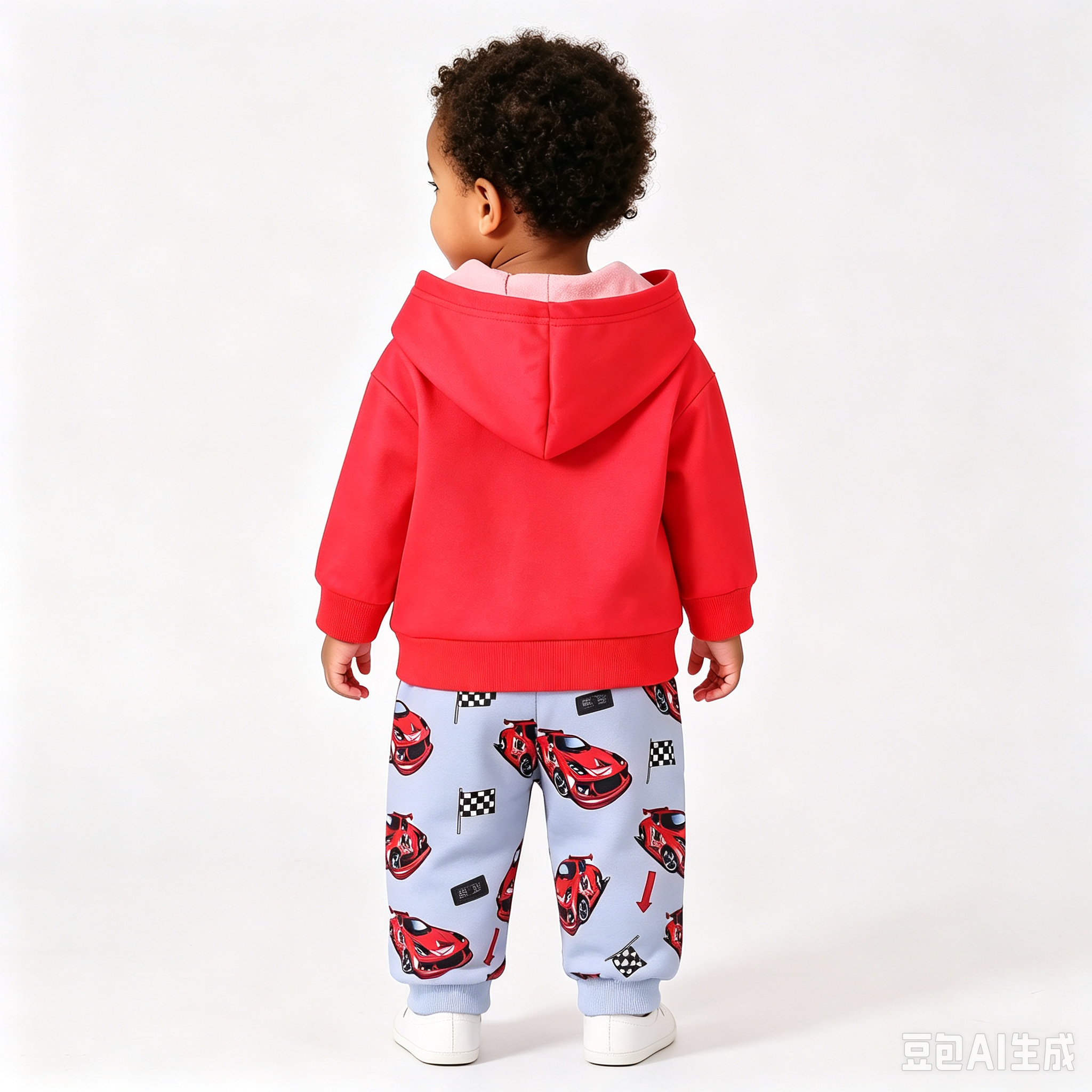Toddler Baby Boy 2 Piece Outfit Set, Cartoon Race Car Dinosaur Bear Monster Truck Print Hoodie Sweatshirt + Elastic Sweatpants, Kids Boys Fall Casual Clothing Sets