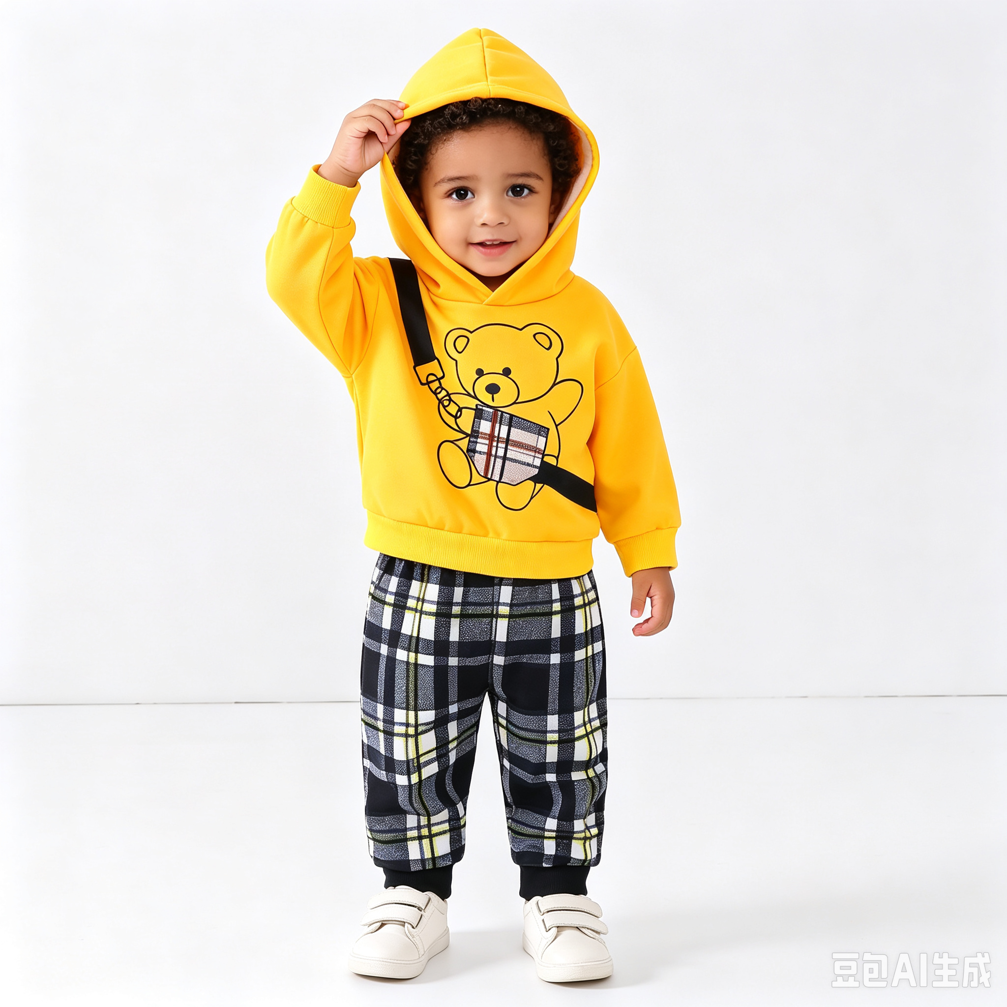 Toddler Baby Boy 2 Piece Outfit Set, Cartoon Race Car Dinosaur Bear Monster Truck Print Hoodie Sweatshirt + Elastic Sweatpants, Kids Boys Fall Casual Clothing Sets