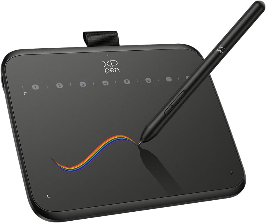 XPPen Deco 640  Drawing Tablet with 16384 Pressure Levels IT640 Digital Graphic Art Tablet Battery-Free Stylus 60° Tilt Support OSU Drawing Pad for Beginner Compatible with Android Windows macOS