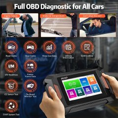 FCAR F801 Heavy Duty Truck Diagnostic Tool for Diesel Engines, DPF Regeneration, US Truck Scanner, 24V, Overseas Version