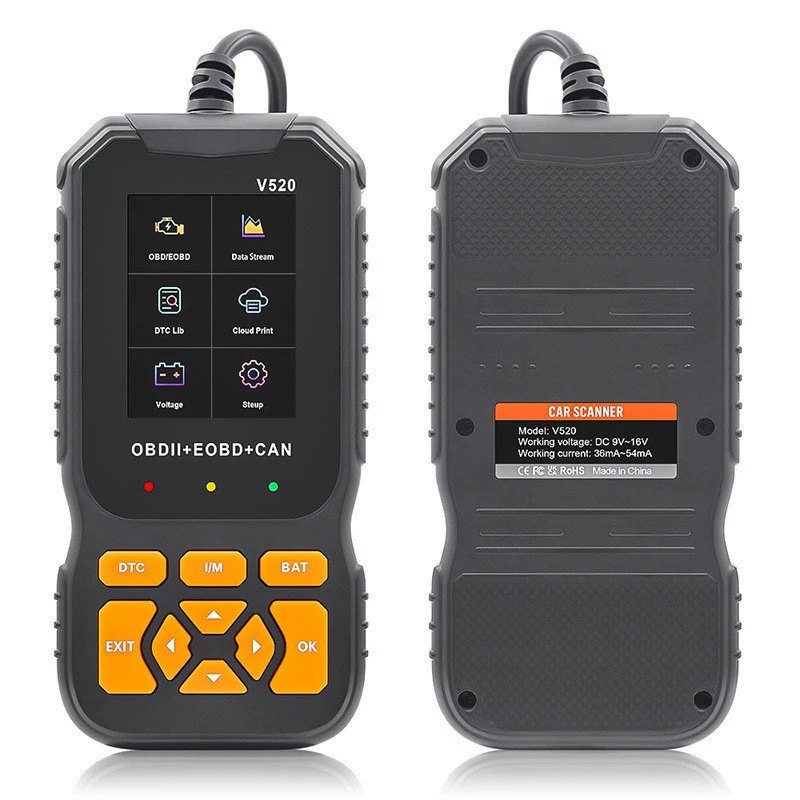V520 OBD2 Car Diagnostic Scanner - Engine Fault Code Reader, Check Engine Light Diagnostic Tool for All OBD2 Vehicles