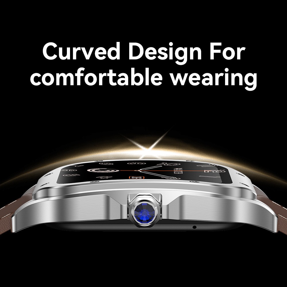 1.78-inch Curved AMOLED Smartwatch with Bluetooth Calling, WhatsApp & Telegram Replies - Black/Rose Gold/Silver