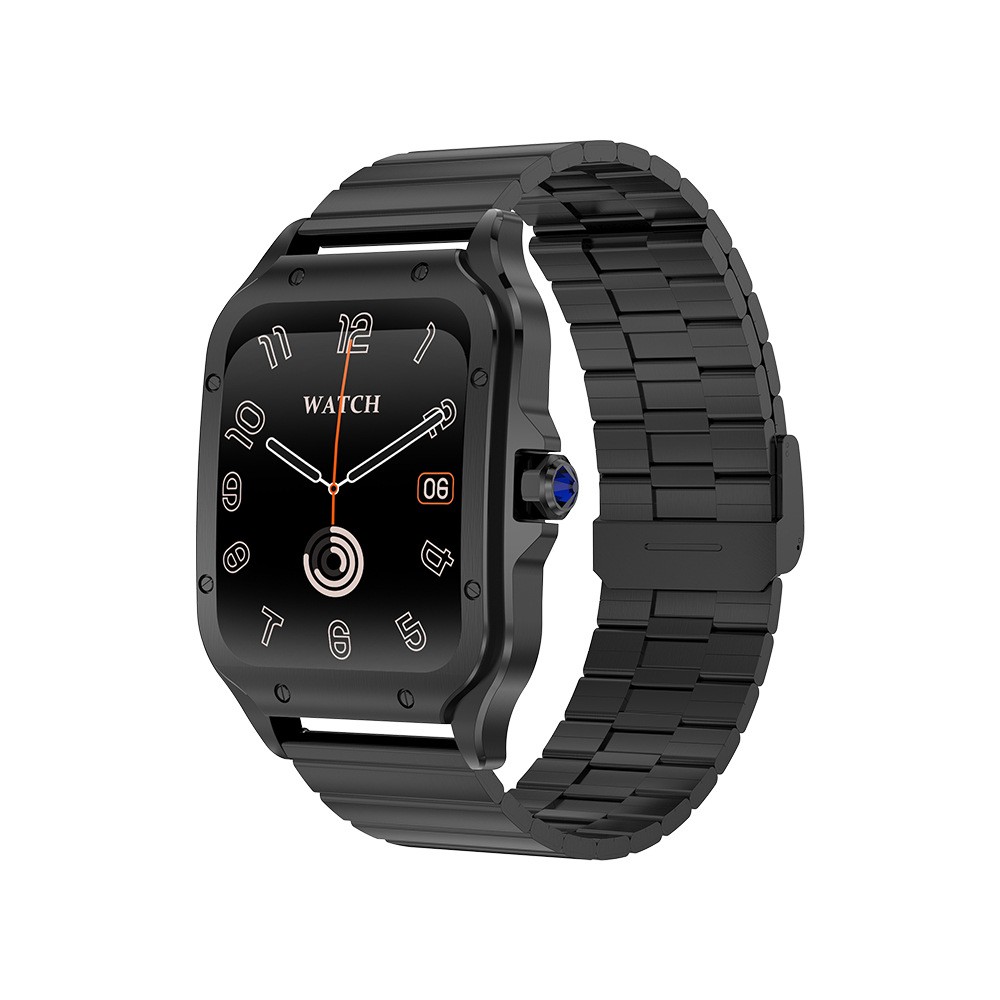 1.78-inch Curved AMOLED Smartwatch with Bluetooth Calling, WhatsApp & Telegram Replies - Black/Rose Gold/Silver