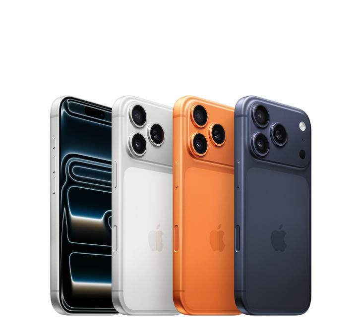 Brand New Apple iPhone 17 Pro 256GB+12GB RAM 6.9″ 120Hz AlwaysOn Display A19 Pro Chip with 6-core GPU Apple Intelligence 48MP Triple Pro Camera eSIM & Physical SIM Smart Phones
