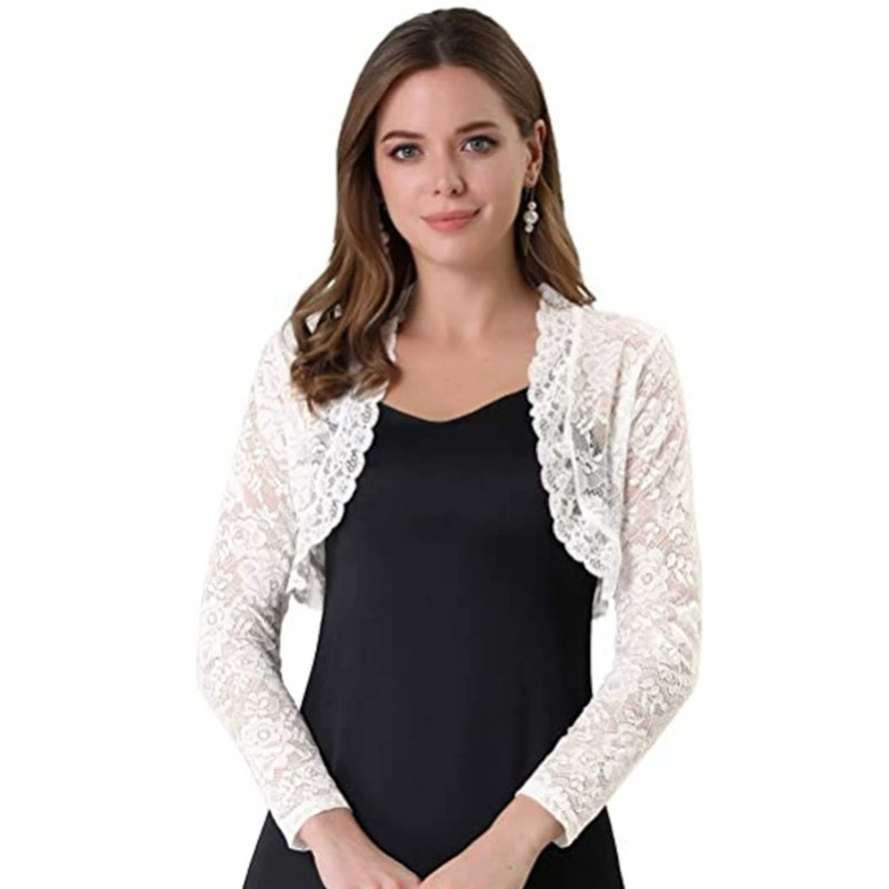New Fashion Women's Spring and Autumn Women's Loose Casual Solid Color Lace Inch Shirt