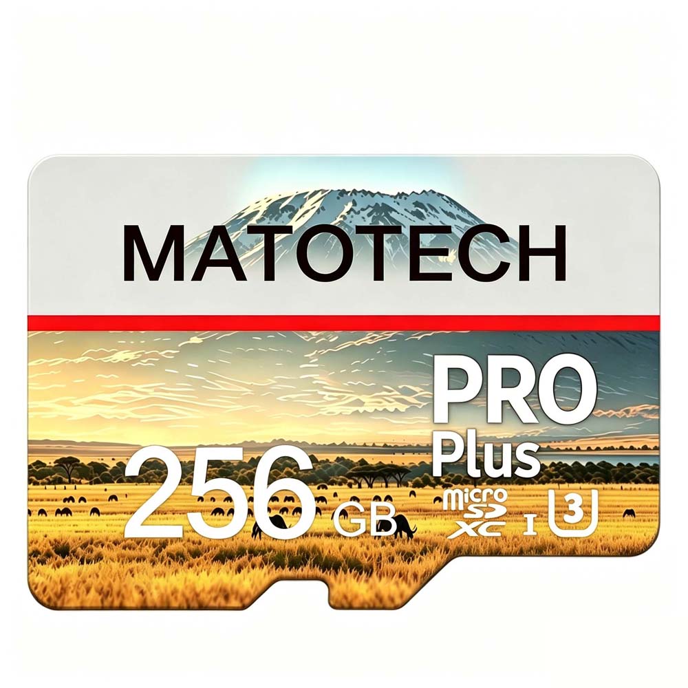 MATOTECH 32GB 64GB 128GB 256GB 512GB 1TB 2TB PRO Plus U3 SDXC Flash Memory Card 32G 64G 128G 256G Class 10 MicroSD Mini Micro TF SD Card for Cell Phones Laptops Cameras