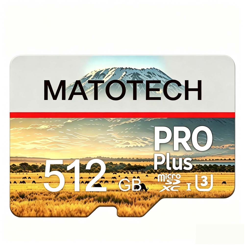 MATOTECH 32GB 64GB 128GB 256GB 512GB 1TB 2TB PRO Plus U3 SDXC Flash Memory Card 32G 64G 128G 256G Class 10 MicroSD Mini Micro TF SD Card for Cell Phones Laptops Cameras