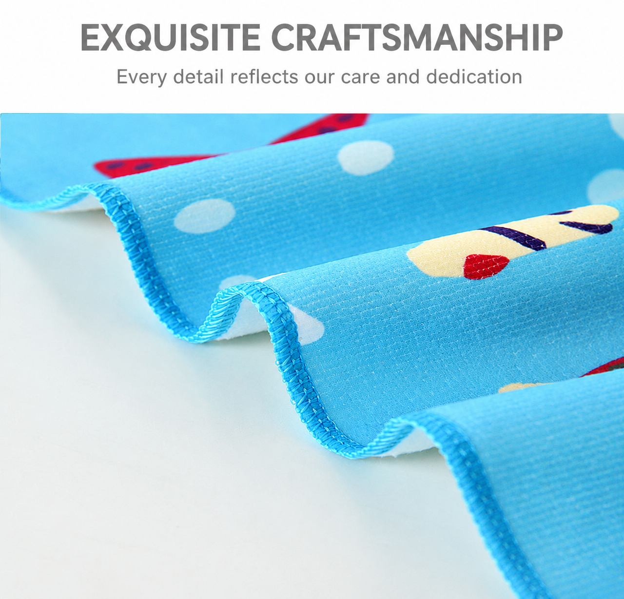 Baby Kids Hooded Bath Towel Soft Cartoon Bathrobe Quick Dry Absorbent Towel for Bath Time