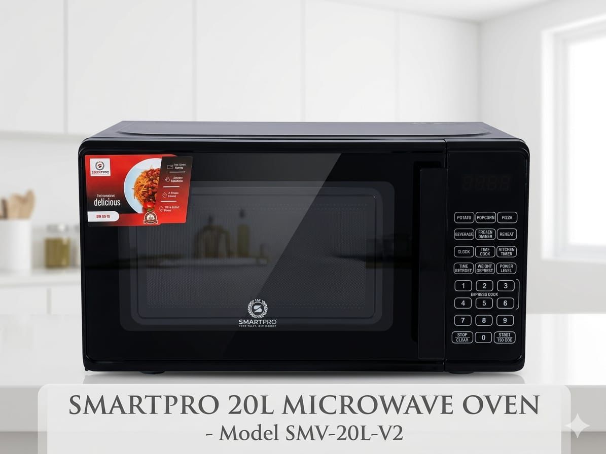 SMART PRO DIGITAL MICROWAVE 20ltrs with Defrost Function and Cooking End Signal