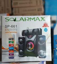 Solarmaxx SP-661 3.1CH Multimedia Subwoofer System with AC-DC, FM, USB SD Card and Bluetooth Sound  Speaker 15000W PMPO Woofer