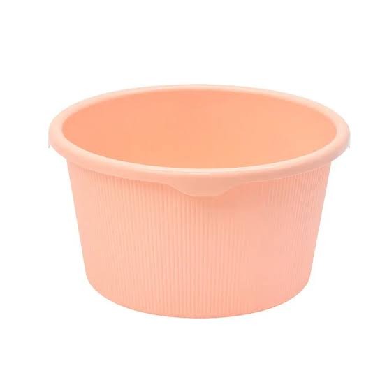 Dune Basin Multicolor Plastic Wash Basin Bucket Multipurpose Durable Storage for Washing Clothes