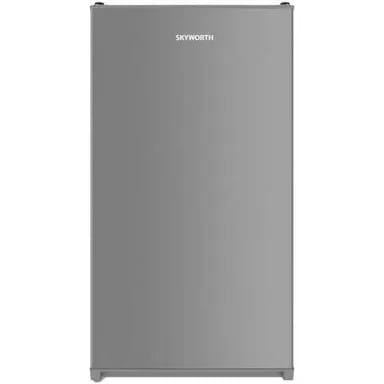 Skyworth SRS-120DT - 90L Single Door Refrigerator With Freezer Compartment Fridge Dark Grey