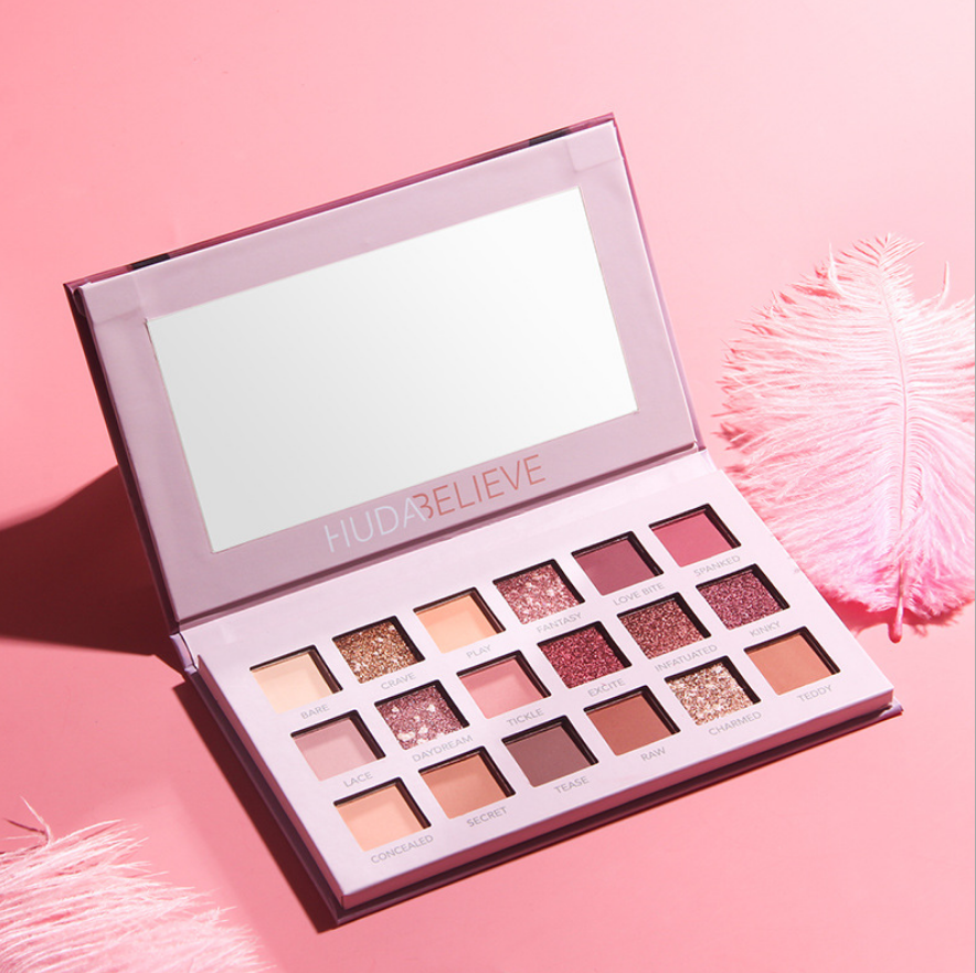 Eyeshadow Pallete 18 Colors Colorful Waterproof Concealer Makeup Pallete Lasting-Effect Eye Shadow view 4