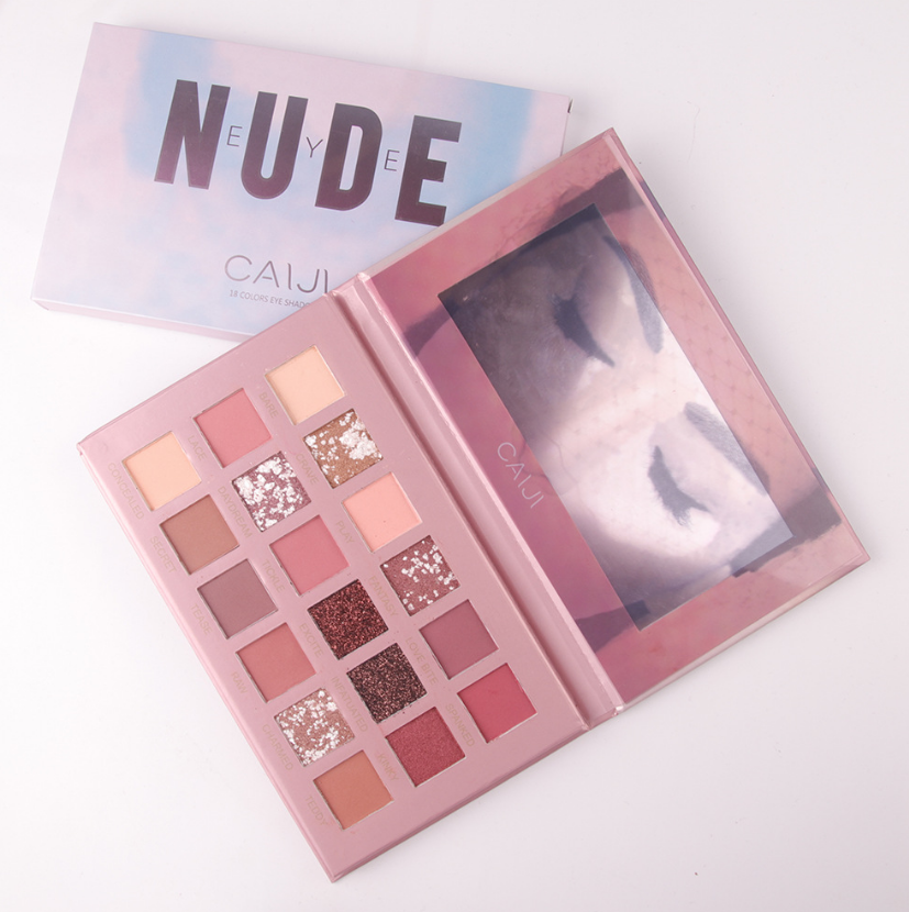 Eyeshadow Pallete 18 Colors Colorful Waterproof Concealer Makeup Pallete Lasting-Effect Eye Shadow view 5