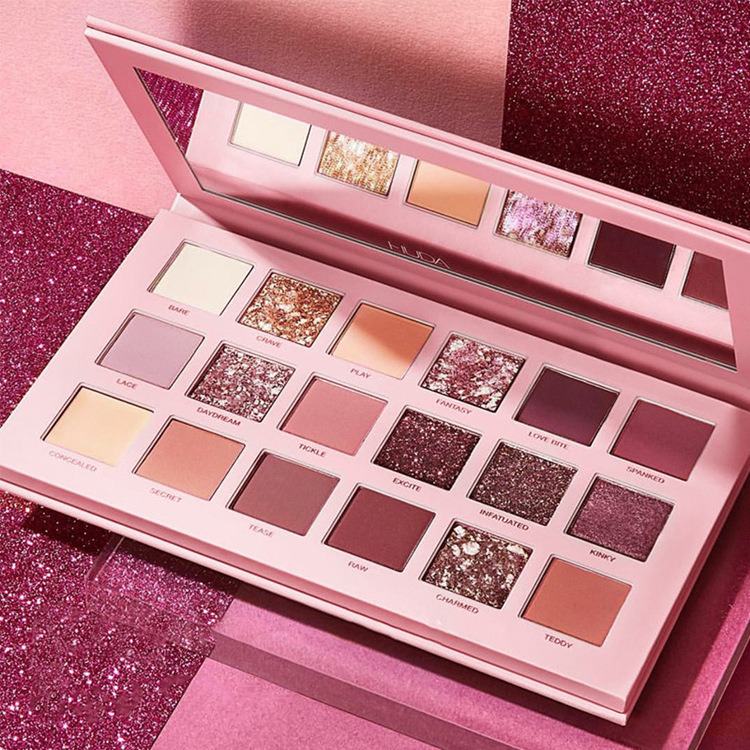 Eyeshadow Pallete 18 Colors Colorful Waterproof Concealer Makeup Pallete Lasting-Effect Eye Shadow view 3