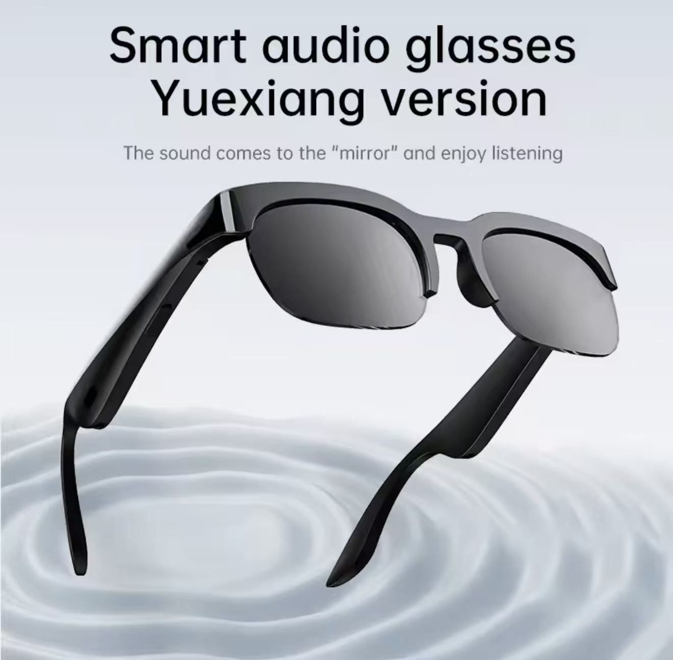 New Smart Glasses Ai Language Translator Two Way Noise Cancelling XG89 Bluetooth Smart Audio Glasses Headphones For Trip Business