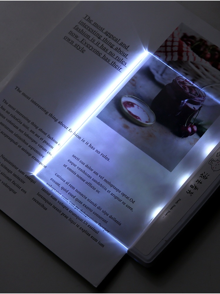 LED Flat Panel Night Vision Reading Light  Eye Protection Reading Light Student Night Reading Lights Reading in Bed Gift