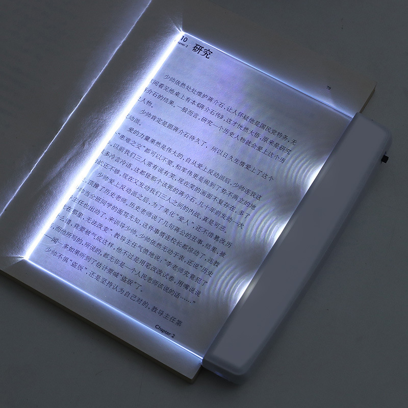 LED Flat Panel Night Vision Reading Light  Eye Protection Reading Light Student Night Reading Lights Reading in Bed Gift
