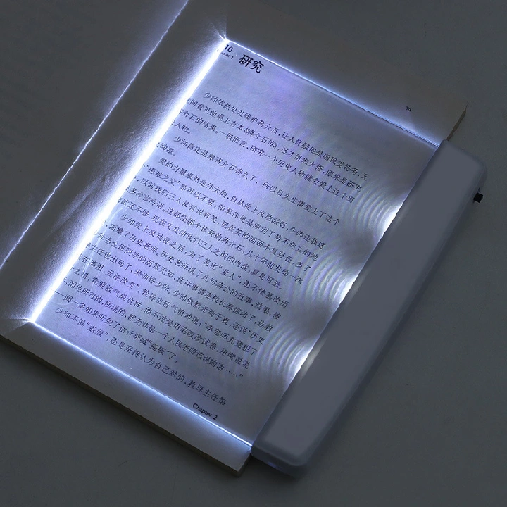LED Flat Panel Night Vision Reading Light  Eye Protection Reading Light Student Night Reading Lights Reading in Bed Gift