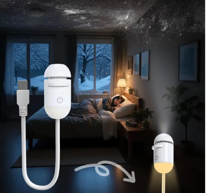 12in 1 Mini Galaxy Star Projector Night Light Nebula Ceiling LED Lamp USB Star Night Light Starry Sky Ambient Lamp for Bedroom Party Decorative Lighting Projectors