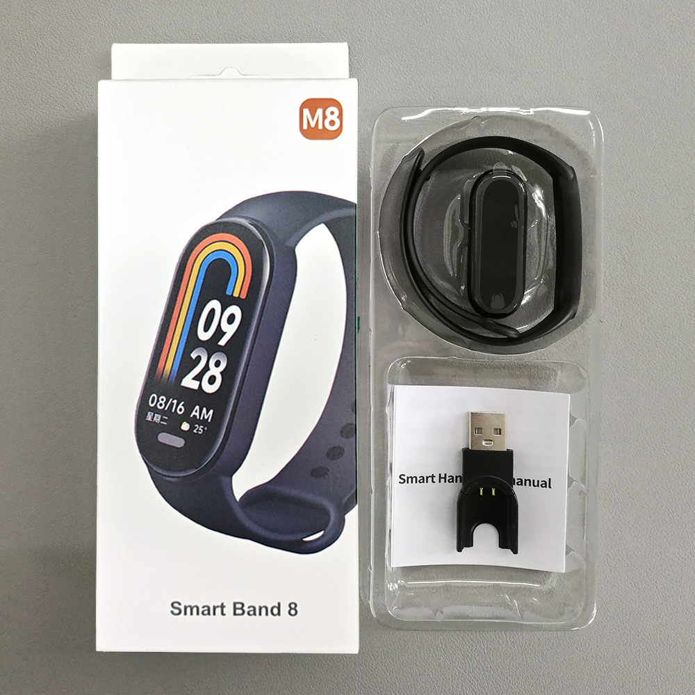 New M6/M8  Smart Band Men Fitness Smart Watches Sports Tracker Smartwatch For Smart Phones